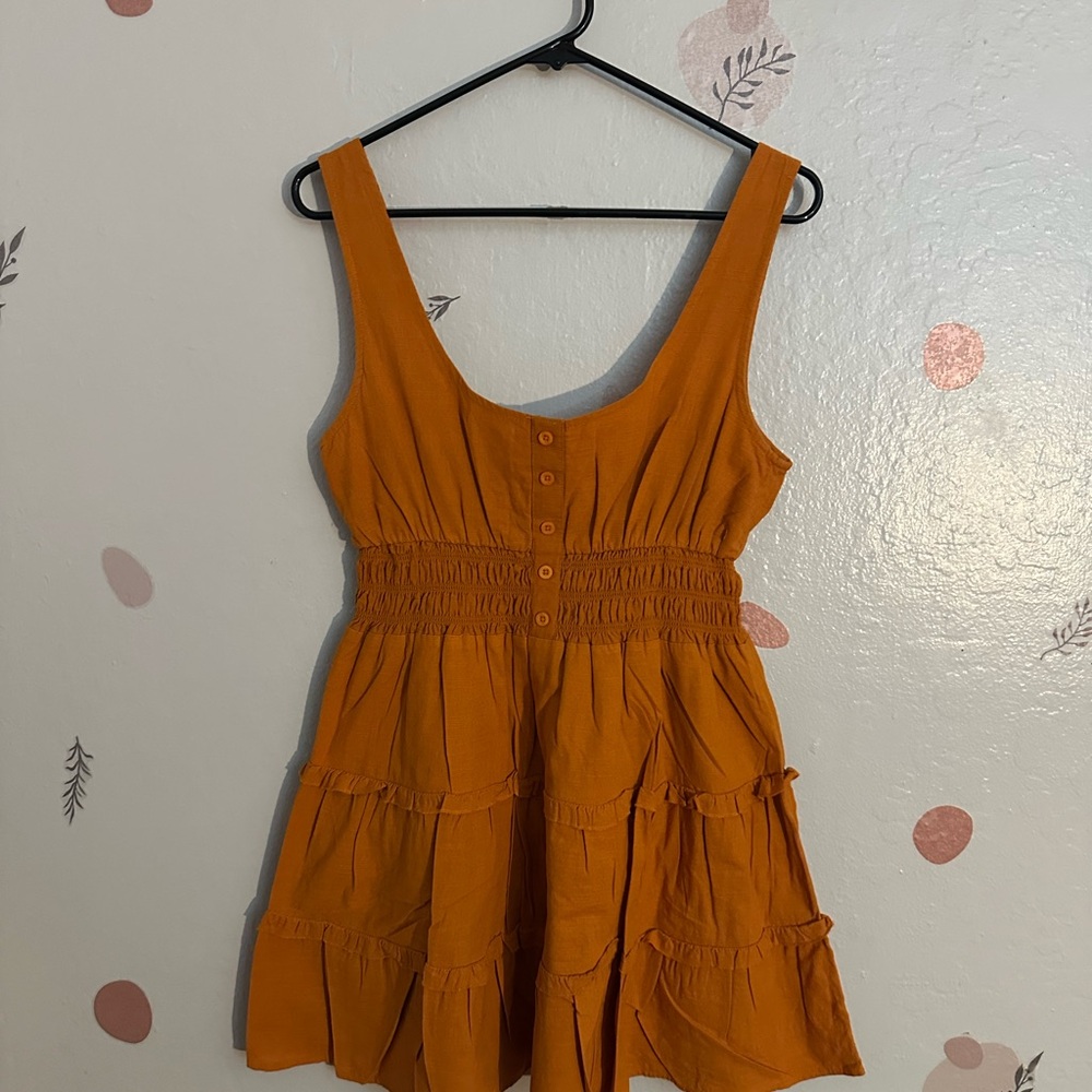 Urban Outfitters Rust Sleeveless Dress